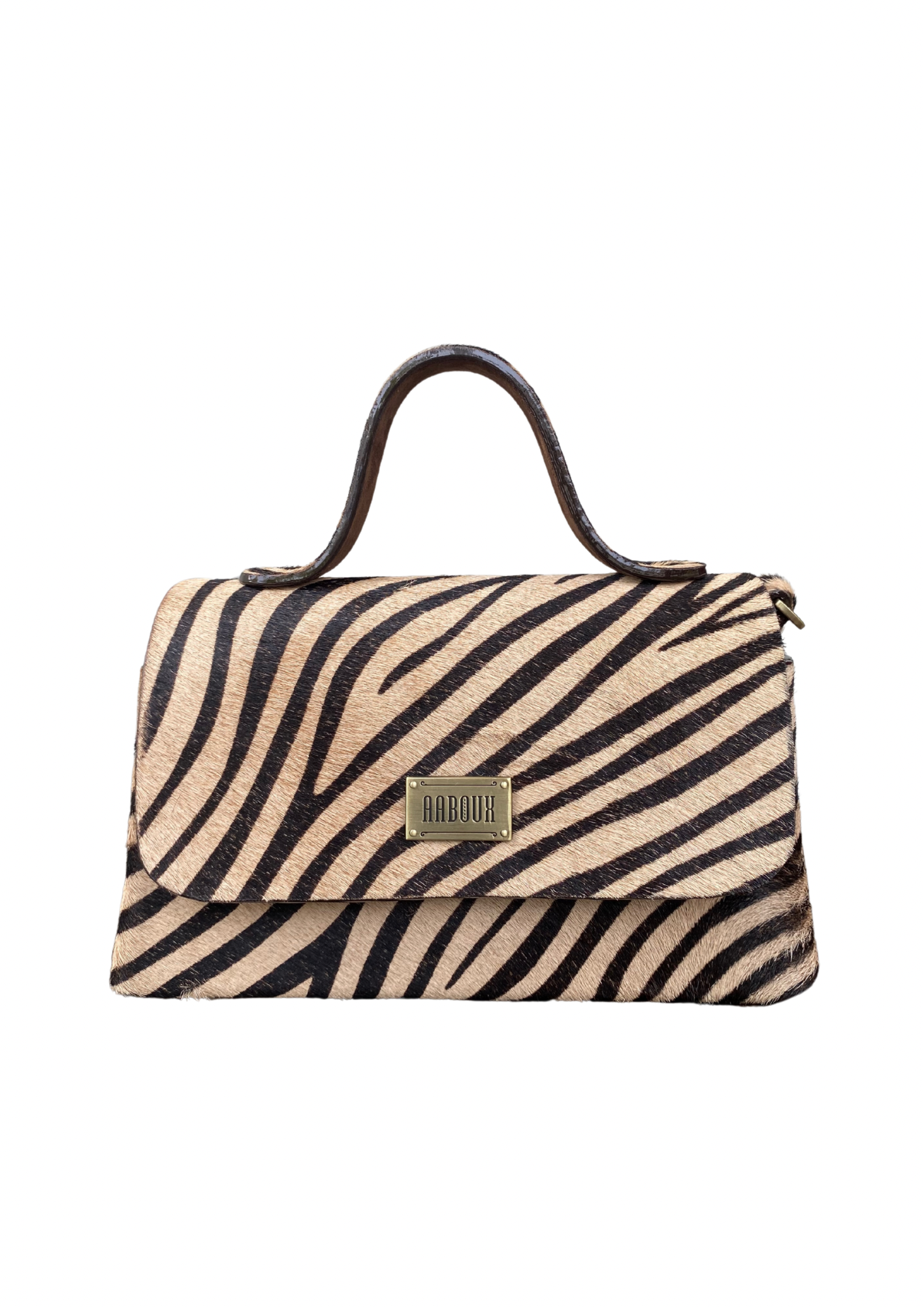 Lina Cream & Brown Zebra Stripe Pony