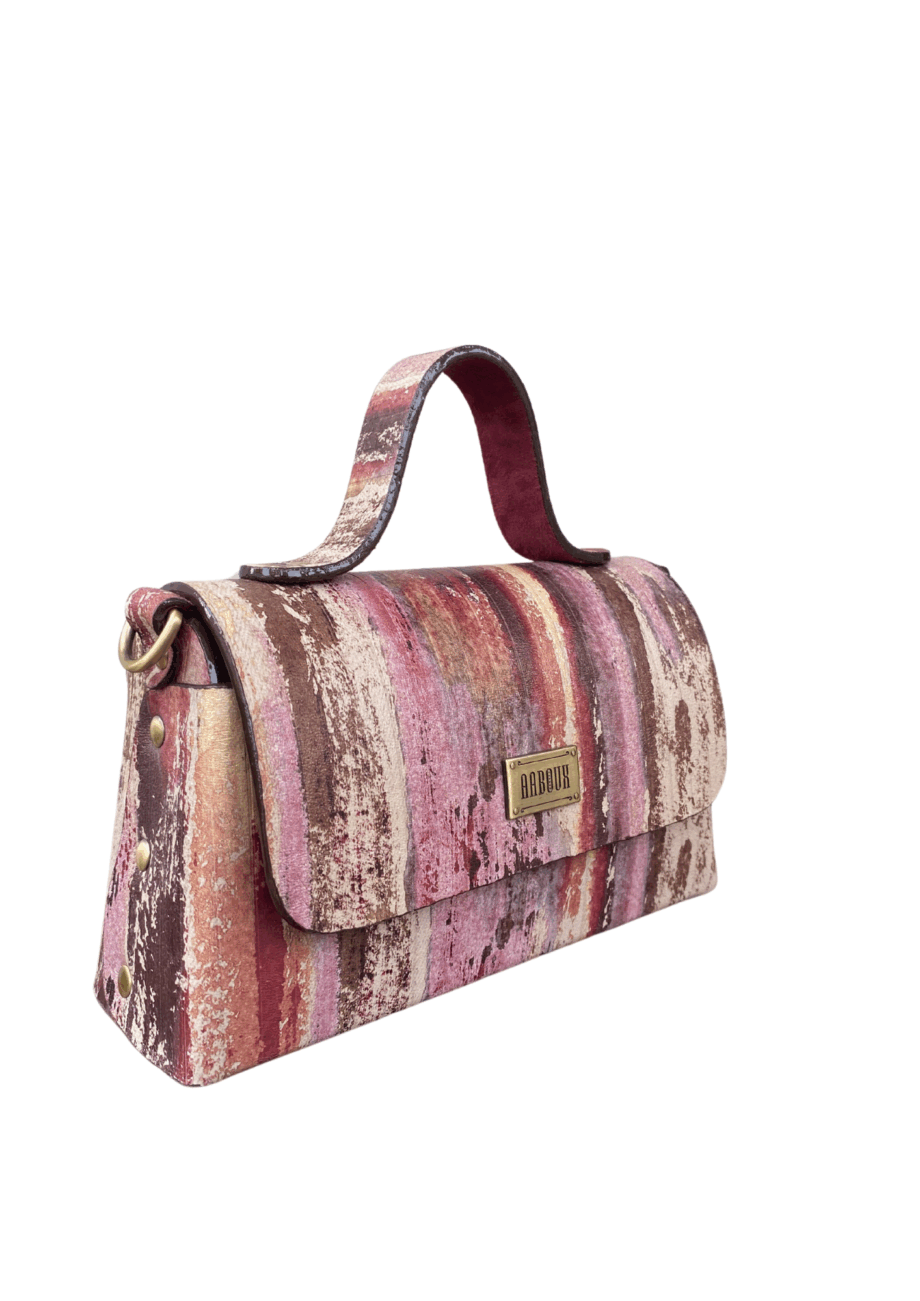Lina Multicolored Handpainted Leather