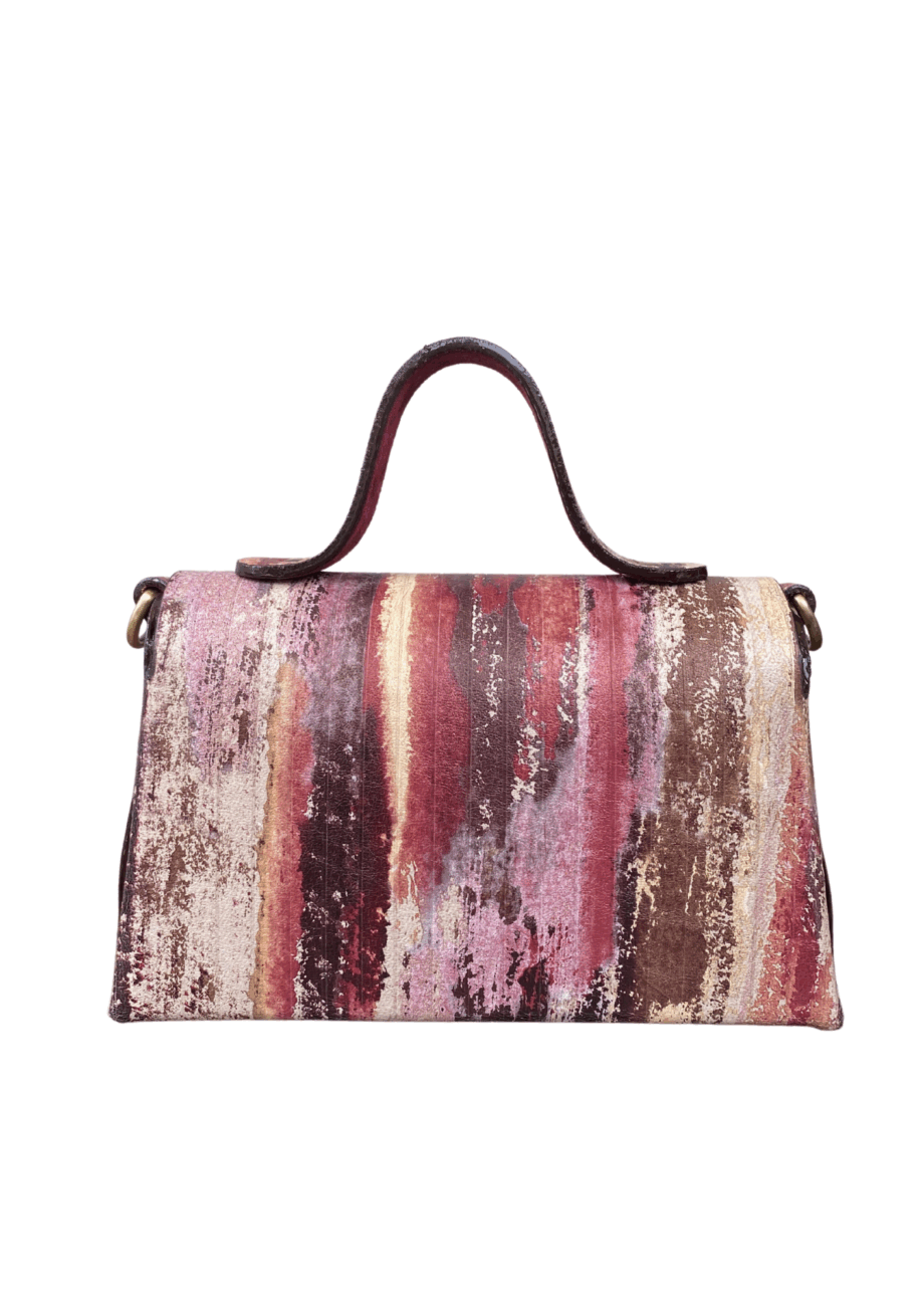 Lina Multicolored Handpainted Leather