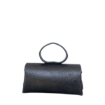 Hana Black Python Skin w Shiny Black nappa