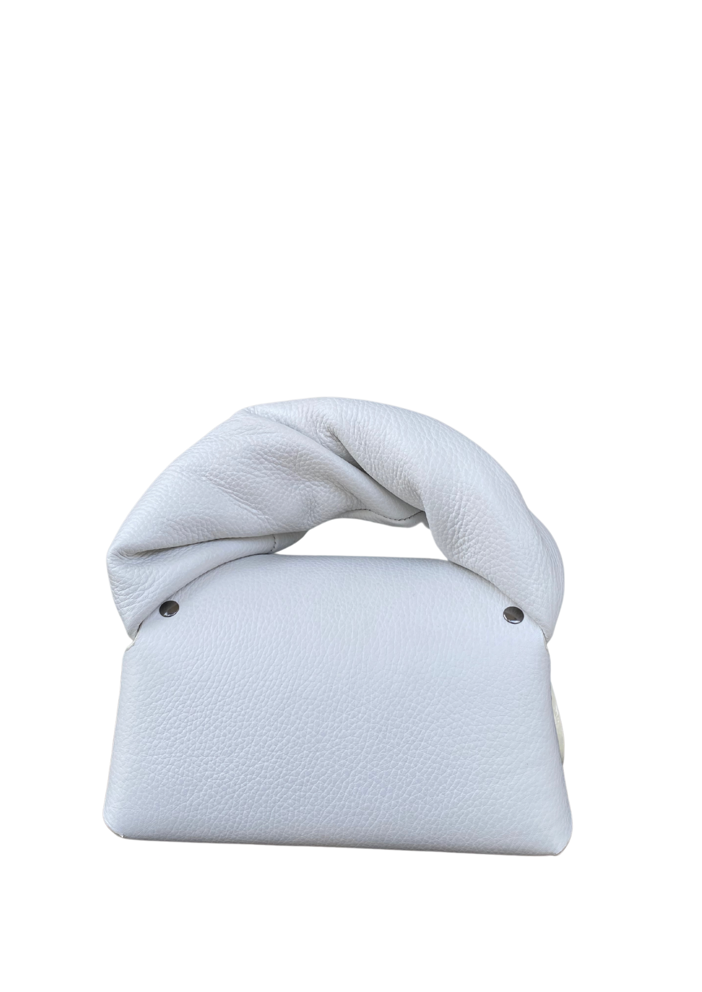 Nury Midi White Pebble Grain