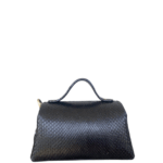 Mira Black Python Skin w Shiny Black nappa