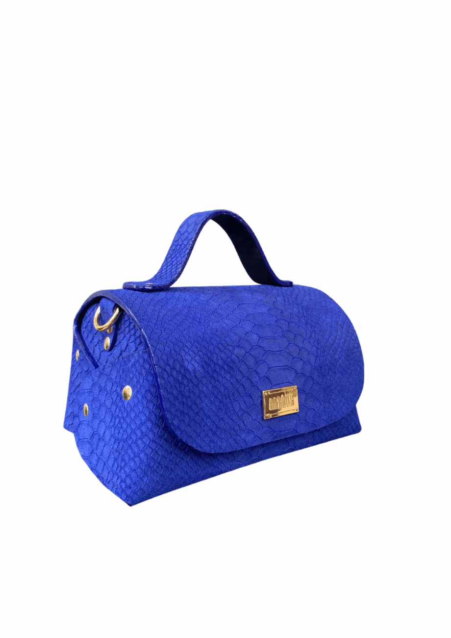 Mira XO Royal Blue Snake Print