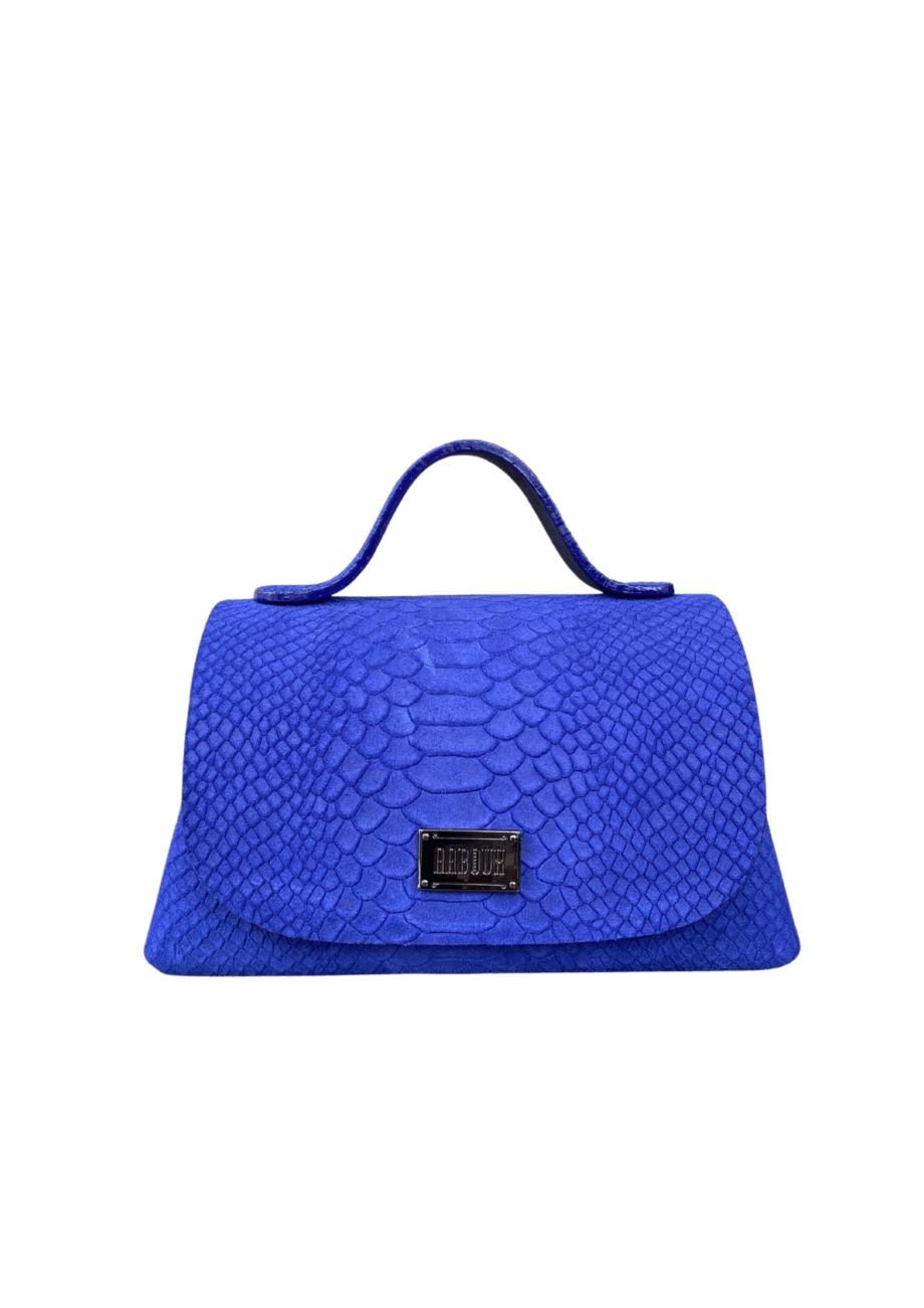 Mira XO Royal Blue Snake Print