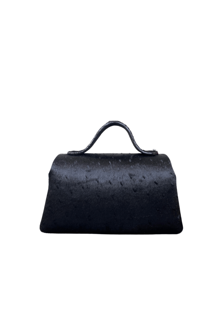 Mira Black Ostrich Pony