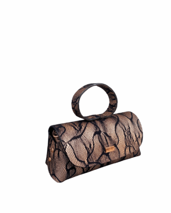 Hana Rose Gold & Black Lace