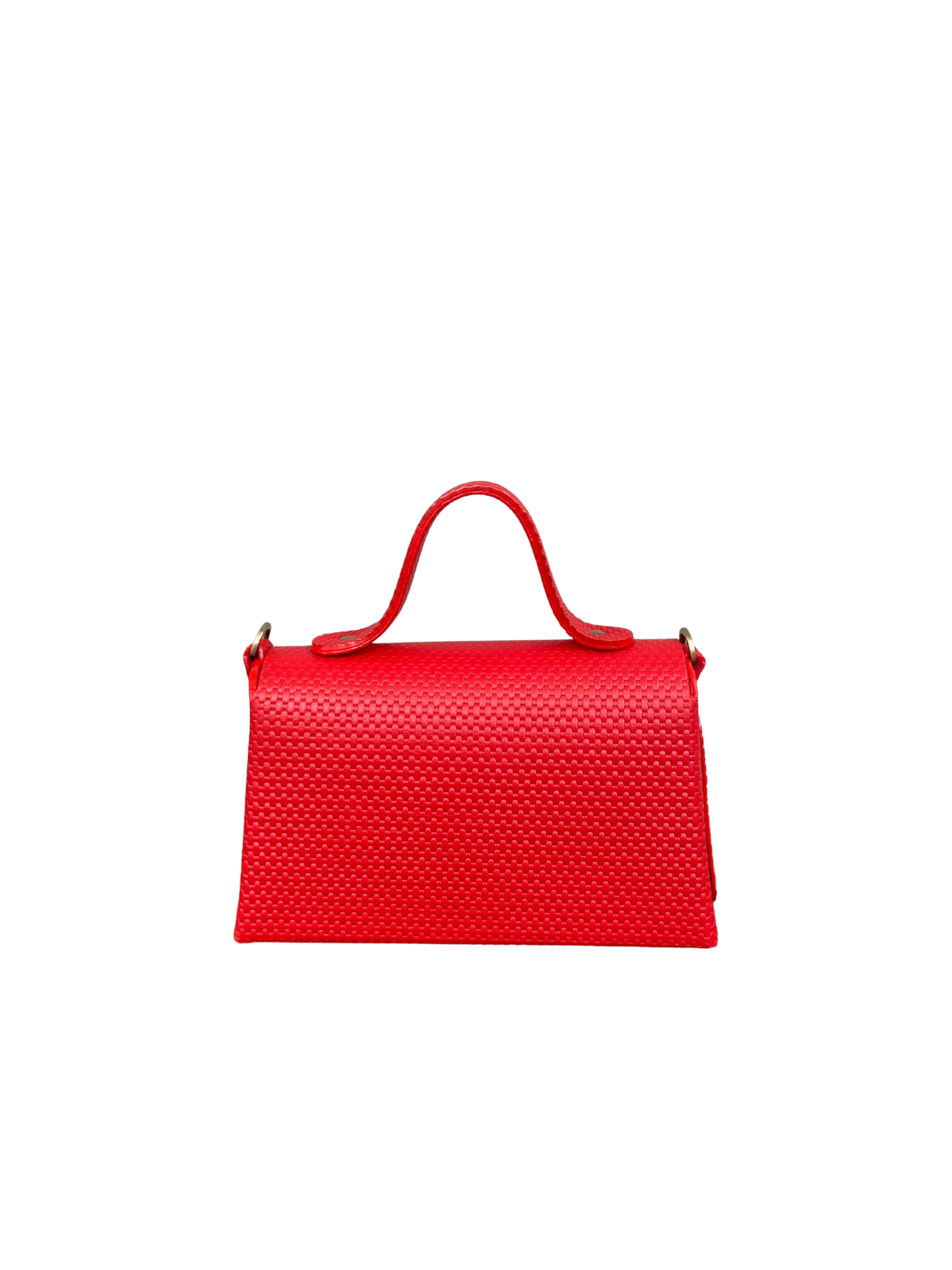 Lina Midi Red Woven Print