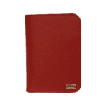 Individual Passport Holder - Red Pebble Grain