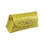 Maya Yellow & Gold Squoval Print