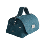 Mira Dark Teal & Black Diamond Print