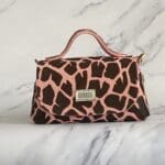 Mira Pink & Brown Giraffe Print Pony