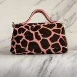 Mira Pink & Brown Giraffe Print Pony