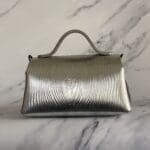Mira Silver Wood Grain Print