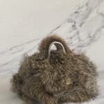 Kach Brown & Blond Tipped Rabbit Fur