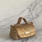 Kach Copper & Gold Croc Print