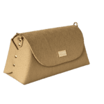 Mona Cream Check Embossed Leather