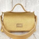 Mira XO Gold Pinstripes Leather