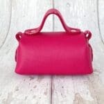 Kach Pink Pebble Grain Leather