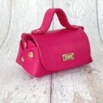 Kach Pink Pebble Grain Leather