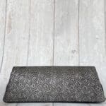 Lyla Black & Silver Snake Print And Black Embossed Haircell Leather