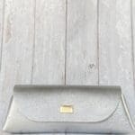 Lyla Silver Crumpled Leather