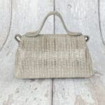 Kach Silver & White Two-tone Tejus Print
