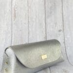 Lyla Silver Crumpled Leather