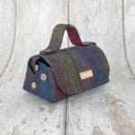 Kach Multicolour Rainbow Stripe Print on Suede