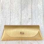 Lyla Gold Pinstripes Leather