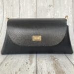 Mona Black Vintage Distressed Napa