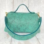 Mira XO Green & Black Tie-Dye Effect Print