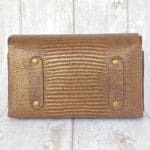 Di'Ja Gold & Bronze Lizard Print