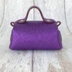 Kach Purple Metallic Leather