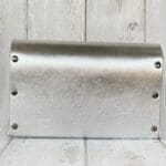 Jare Silver Saffiano Leather