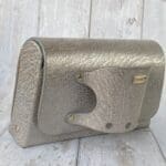 Jare Silver Distressed Leather