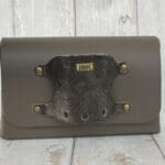 Jare Grey Nappa & Grey Bronze Micro Sequined Print Leather