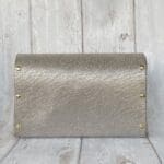 Jare Silver Distressed Leather