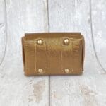 Mimz Bronze Tejus Lizard Print Leather