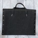 Ayee Black Saffiano Leather