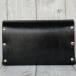 Jare Black Epi-Lite Print Leather & Silver Abstract Glove