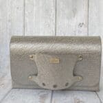 Jare Silver Distressed Leather