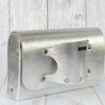 Jare Silver Saffiano Leather