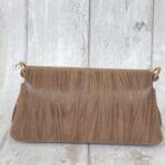 Maya Brown Wood Grain Print Leather