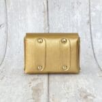 Mimz Gold Pinstripes Leather