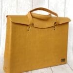 Ally Biege Crocco Embossed Leather