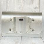 Jare Silver Saffiano Leather