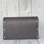 Jare Dark Grey Micro Sequined Print Leather