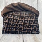 Moby Black & Bronze Squoval Abstract Print & Metallic Bronze Handle