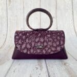 Hana Lilac, Purple & Silver Cheetah Print & Purple Nappa