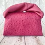 Moby Pink Ostrich Print & Pink Nappa Handle